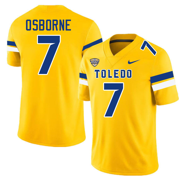 Kalieb Osborne Toledo Jersey,Toledo Rockets College Football Jersey Youth College-Gold